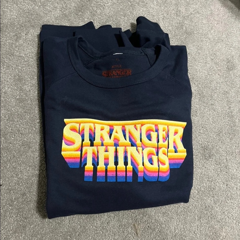 Vintage, Limited Edition Stranger Things crewneck
